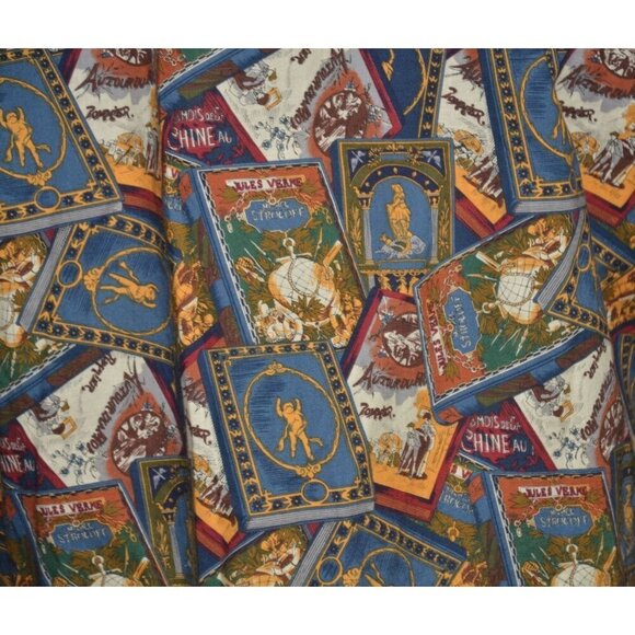 Vintage Eagle River Traders Ladies 16 Brown Print Long Sleeve Button Front Shirt - Picture 6 of 10